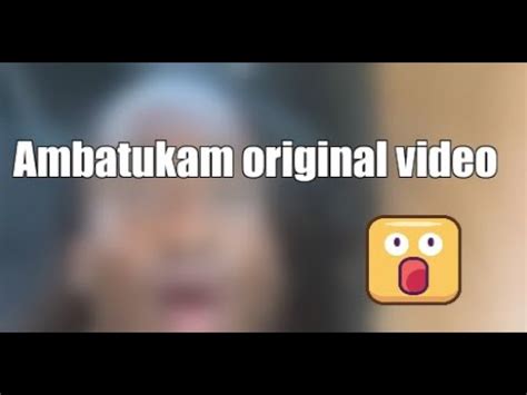 ambatukam original video in car twitter